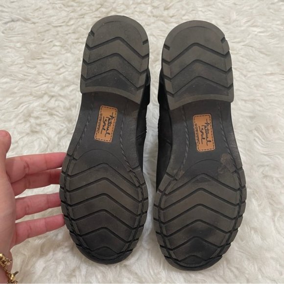 Natural sole BEMBE women's ankle boots size 8 charcoal grey  booties - Picture 5 of 9